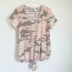 VaVa Women's Pink Camo Top